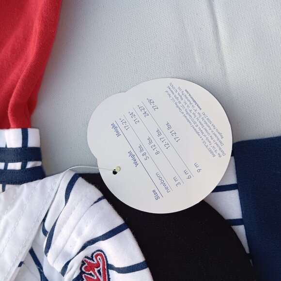 Y2K BabiesRus Future All Star Baseball Romper Outfit Cap 3m Baby Infant Boy New - Picture 5 of 7